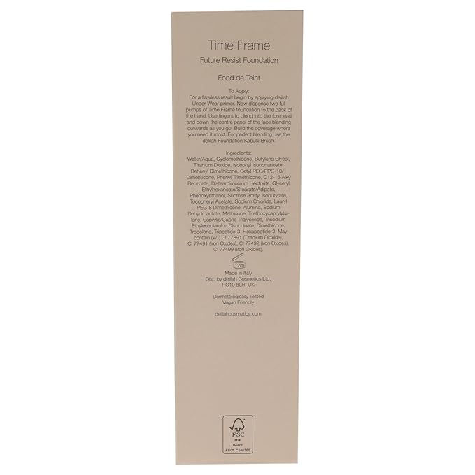 delilah Future Resist Foundation (Shade: Maple), 1.28 oz
