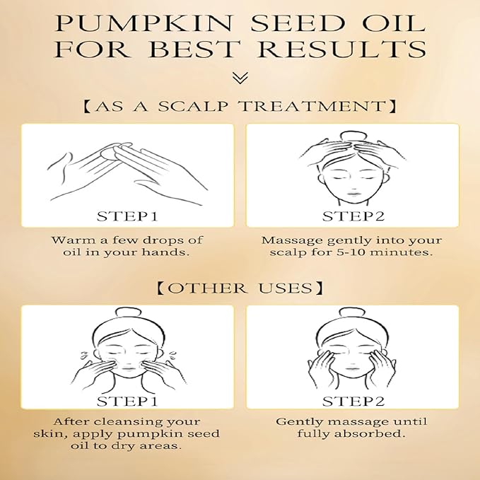 Hair Strengthening Oil for All Hair Types (Pumpkin)