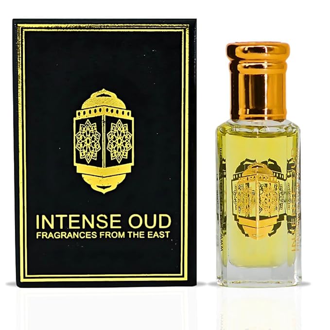INTENSE OUD Scandalous Long Lasting Arabian Perfume Oils for Women 12ML (0.40 OZ) Floral Fruity Fragrance Oil with a Warm Finish - Concentrated Perfume Oil in an Elegant Black Gift Box