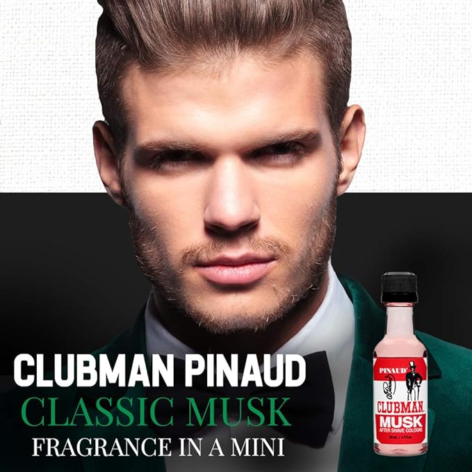 Clubman Musk After Shave Lotion 1.7 fl. Oz x 2 packs