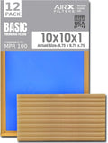 10x10x1 Air Filter Comparable to MPR 100 Basic Economy Furnace Filters by AIRXFILTERSWICKEDCLEANAIR