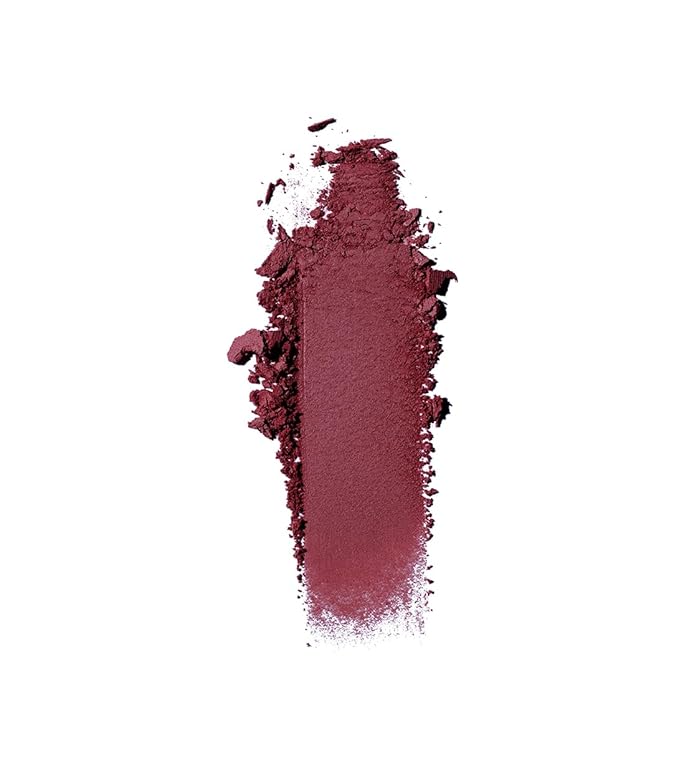 MAKE Beauty Skin Mimetic Microsuede Blush - Matte Powder Blush for Cheeks with Long Lasting Color - Non Comedogenic, Travel Size Makeup Single Palette. Shade - Eros (Burgundy)
