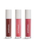 goop Beauty Hydra-Barrier Gel Gloss Set of 3 | Hydrating Lip Gloss to Moisturize & Plump Lips | Hyaluronic Acid & Vitamin E | Glaze, Blossom, and Spice | 0.13 oz each