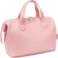 Travel Makeup Bag, Large Wide-open Cosmetic Bag Make Up Organizer Case for Women, Waterproof PU Leather Toiletry Bag Skincare Pouch for Toiletries Accessories Brushes