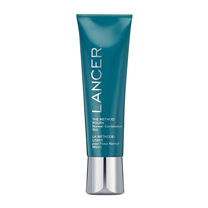 Lancer Skincare The Method: Polish Facial Exfoliator, Daily Exfoliation Face Scrub with Natural Minerals, Polish Normal-Combination Skin, 2 Fluid Ounces