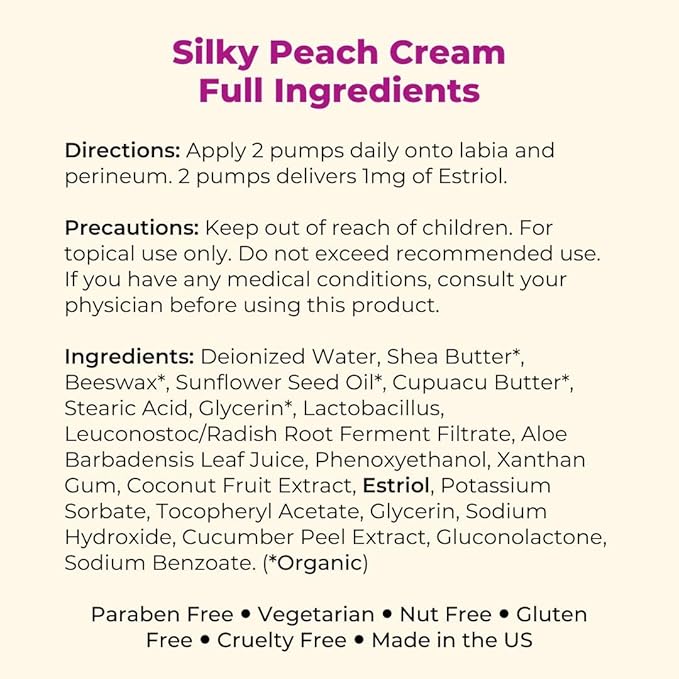 Menopause Rebalancing Bundle: Silky Peach Estriol Cream & Vibrant Third Progesterone Cream for Women. Bioidentical Estrogen & Progesterone for Hot Flashes, Vaginal Dryness, Sleep Issues & Brain Fog