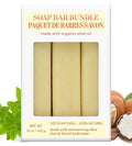 Olivia Care Moisturizing Bar Soap Pack by 100% Natural & Organic Infused with Verbena, Shea Butter & Turmeric Deep Clean, Refreshing, Moisturizing & Hydrating Verbena Shea (Pack of 3)
