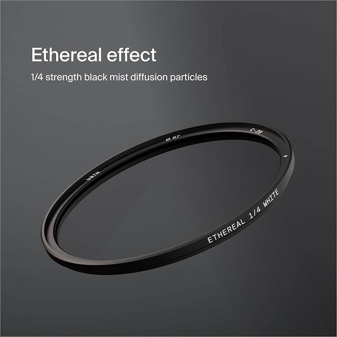 Urth 58mm Magnetic Ethereal White Mist ¼ Diffusion Lens Filter — Cinematic - Image 2