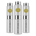 CA Perfume Impression of Platinself for Men Woody Floral Musk Scent Long Lasting Cologne for Men Eau De Parfum Travel Size Refillable Atomizer Spray 0.27 Fl Oz 8ml