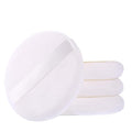 WSYUB Powder Puff, Powder Puff for Body Powder, Ultra Soft Large Velour Body Powder Puffs, 4.13 inch,4pcs，White, Round