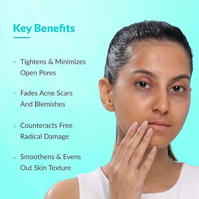 Fixderma 20% Niacinamide Serum for Face for Pore Minimizer with 2.5% Glucosamine & Hyaluronic Acid for Open Pores | Hydrating Serum for Men & Women - 30g