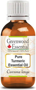 Greenwood Essential Turmeric Essential Oil (Curcuma Longa) Steam Distilled 15ml (0.50 oz)