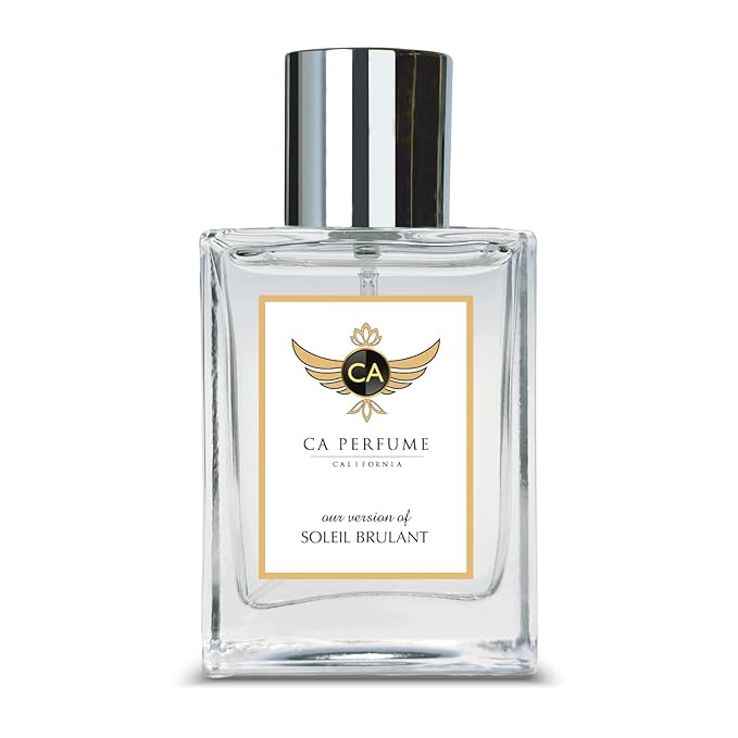 CA Perfume Impression of Soleil Brulant for Women and Men Long Lasting Unisex Fragrance Eau De Parfum 1.7 Fl Oz 50ml