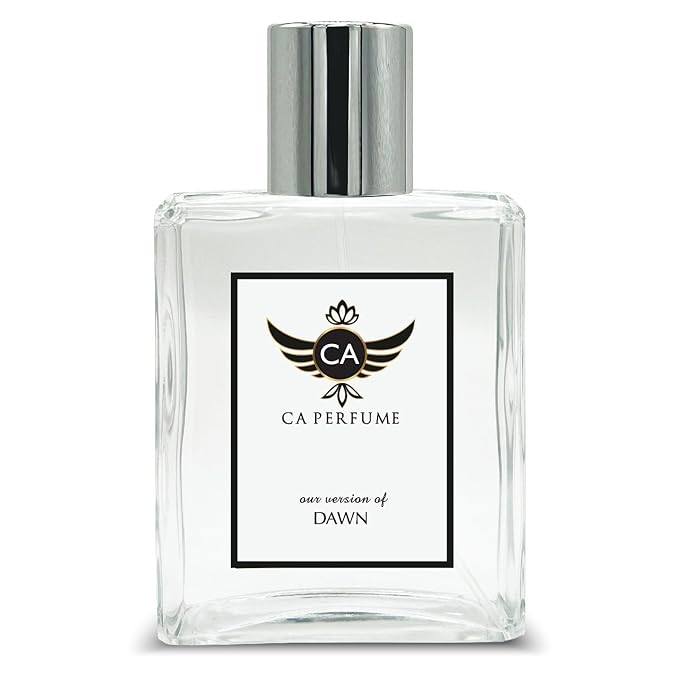 CA Perfume Impression of Dawn for Women and Men Eau De Parfum Amber Woody Scent Long Lasting Unisex Fragrance Signature Scent for Day and Night Wear 3.4 Fl Oz 100ml