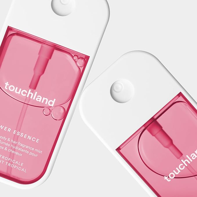 Touchland Hydrating Body & Hair Fragrance Mist, Lush Tropicale, 2 FL. OZ. Travel Size Body Spray
