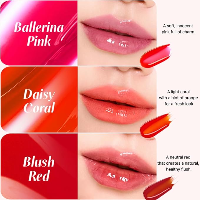 Peel Off Waterproof Lip Tattoo 6g - 24h Long Lasting Korean Lip Stain, Transfer Proof Matte Blush Red with plumping effect (Blush Red)