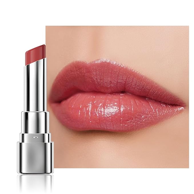 1Pcs Tinted Lip Balm Moisturizing Lipstick – Watermelon Peach Pink Sheer Hydrating Lip Color for Dry Lips – Nourishing Lip Balm for All Women with a Subtle Natural Scent (S02 Summer)