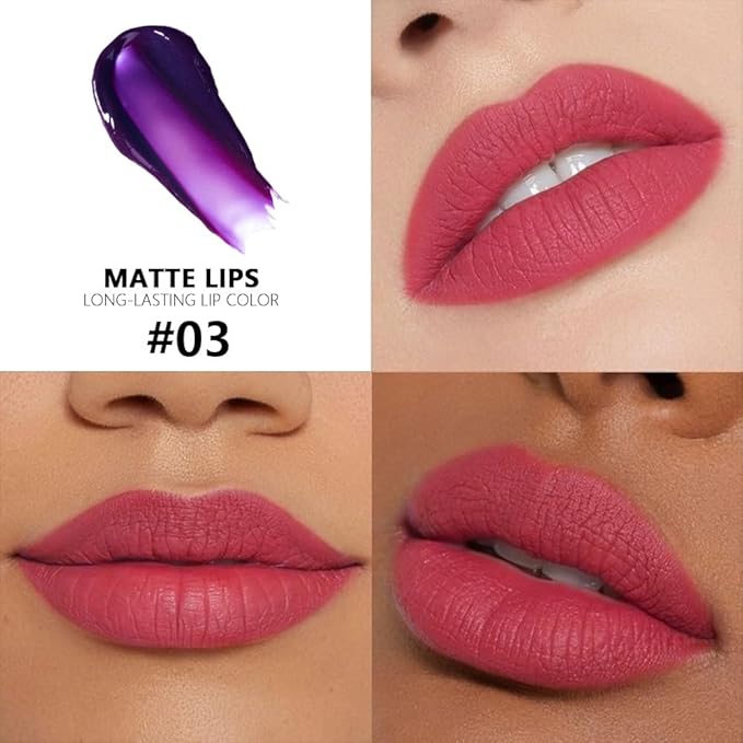 evpct Red Peel Off Lip Stain Tints, Red Liquid Lipstick Lip Stain Long Lasting Waterproof for Women, Non-stick Cup Lipstick Peel Off Highly Pigmented Not Faded Smudge-proof Easy to Apply, 03