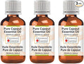 Greenwood Essential Pure Cajeput Essential Oil (Melaleuca cajeputi) Steam Distilled (Pack of Three) 100ml X 3 (10.1oz)