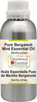 Greenwood Essential Pure Bergamot Mint Essential Oil (Mentha citrata) Steam Distilled 1250ml (42.2 oz)