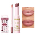 USHAS 2 in 1 Waterproof Lipstick and Lip Liner Combo Set - Long Lasting Matte Lipstick Pen with Lip Liner Set Makeup Kits (S9, Pack of 1)