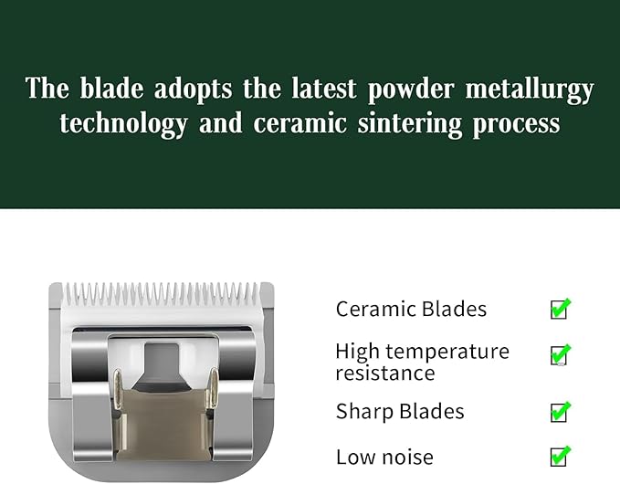 Size 84 Detachable Replacement Blades,compatible with oster Classic 76/Star-Teq/Power-Teq andi A*dis AGC,BDC,BGC,MBG Series Clippers,3/32-Inch Cut Length For Dogs and Medium-Size Animals
