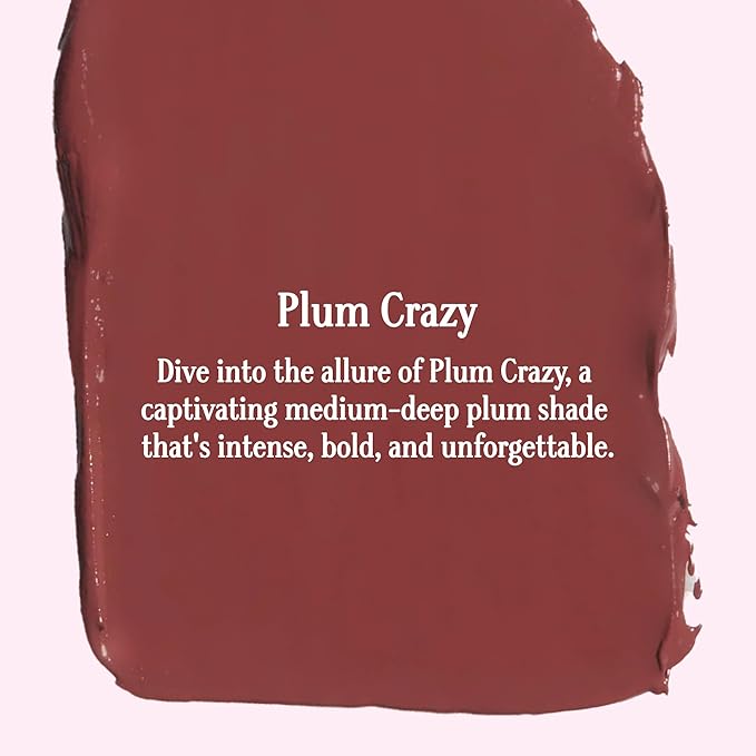 Gerard Cosmetics Hydra Matte Liquid Lipstick - Plum Crazy for Women - 0.085 oz Lipstick