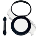 MEICOLY White Single Eyeshadow with Mirror,Matte Eye Shadow for Halloween Makeup,Pressed Powder Eyeshadow,Matte Shade Eyelid Color Eye Makeup for Women Girls,High Pigment,Long Wear,Waterproof,Natural