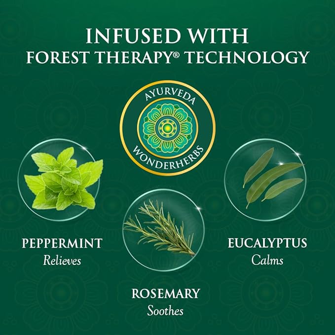 SPA CEYLON ForestVeda - Calming Body & Pillow Mist, Aromatherapy Stress Relief Pillow Mist, Natural - Organic, Natural Body Mist & Room Spray 100ml
