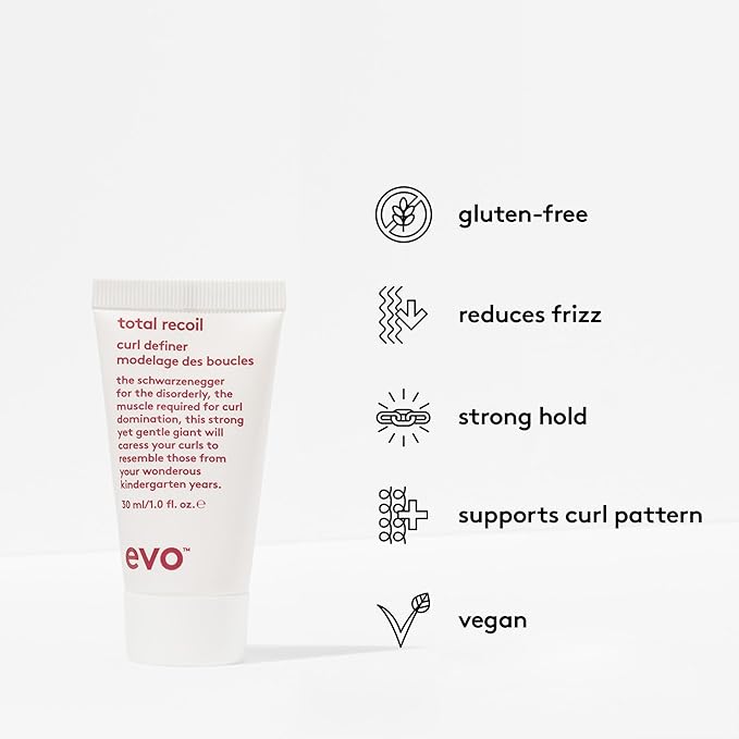 Evo Curl Haircare Gift Set, Includes Shampoo, Curl Balm, Curl Definer and Curl Treatment