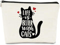 Cat Ketten Makeup Bag - Cosmetic Accessory Gift for Cat Lovers, Women & Girls