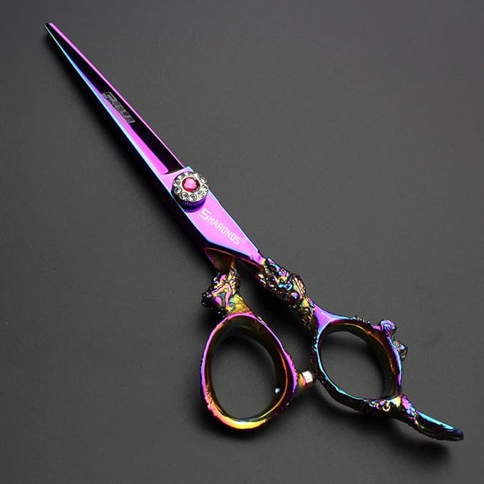 Hair Cutting Scissors Shears Professional Barber 6 inch Hairdressing Scissor Home Use for Man Woman Adults Kids