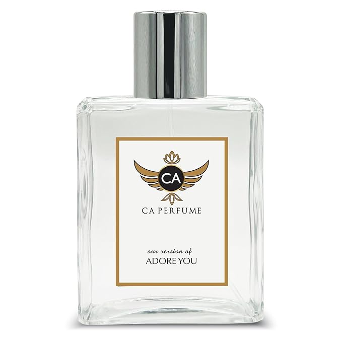 CA Perfume Impression of Adore You Gold For Women Replica Fragrance Dupes Eau de Parfum Spray Bottle 3.4 Fl Oz/100ml-X1