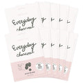 FACETORY K Beauty Face Mask Skin Care - Everyday CHARCOAL Detoxifying Sheet Mask | Plant-Based Charcoal Face Mask (10 Pack)