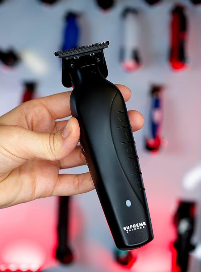 Supreme Trimmer Vader Clipper, Vader Trimmer & Crunch Foil Shaver | Professional Beard Trimmer, Men's Clippers | 3 in 1 Set, Black