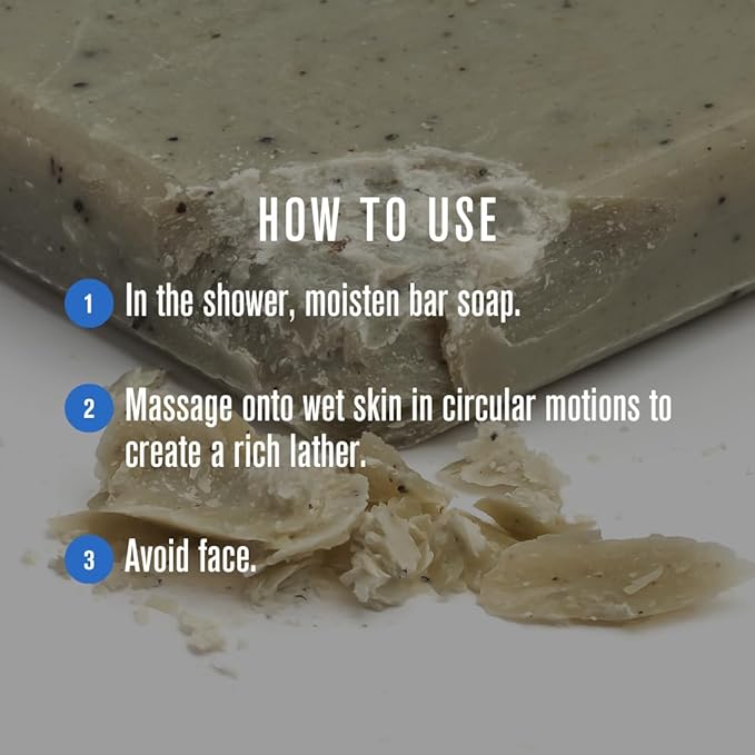 Baxter of California Men's Exoliating Body Bar Soap for Men, Cedarwood and Oak Moss Essence, 8 oz, Holiday Gift Guide, No Color, Cedar Wood & Oakmoss, 7 Oz