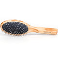 Fendrihan Oval Olivewood Pneumatic Hairbrush with Styling Pins 8.4" (Made in Germany)