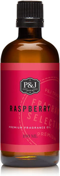 P&J Trading - Raspberry Scented Oil 100ml - Fragrance Oil for Candle Making, Soap Making, Diffuser Oil