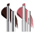 2PCS Honey Lipstick Tinted Lip Balm - Sheer Hydrating Lipstick for All Skin Tones - Moisturizing Lip Color, Nourishing Lip Balm with a Hint of Natural Black Cherry Tint (Black & Pink)