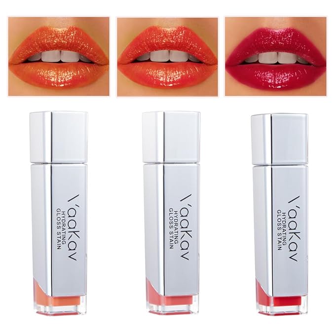 Matte Lip Stain Set, Long Lasting Waterproof Liquid Lipstick, Hydrating Non Sticky Velvet Lip Tint, Smudge-Proof Soft Matte Finish(03 CHRRY JUICY)