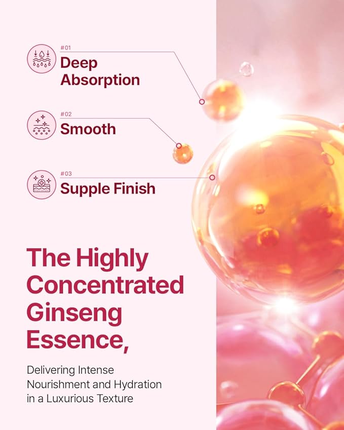 Donginbi Red Ginseng Daily Defense Special Set - Firming Cream(0.85 floz) & Korean Red Ginseng Essence(2.03 floz), Skin Barrier Repair Serum for Dry Skin, Korean Skin Care Gifts for Women