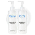 Cure by Toyo | Aqua Gel Gentle Exfoliator | Clear and Softer Skin | Non-Abrasive Face and Body Cleanser | Sensitive Skin | 2 Pack