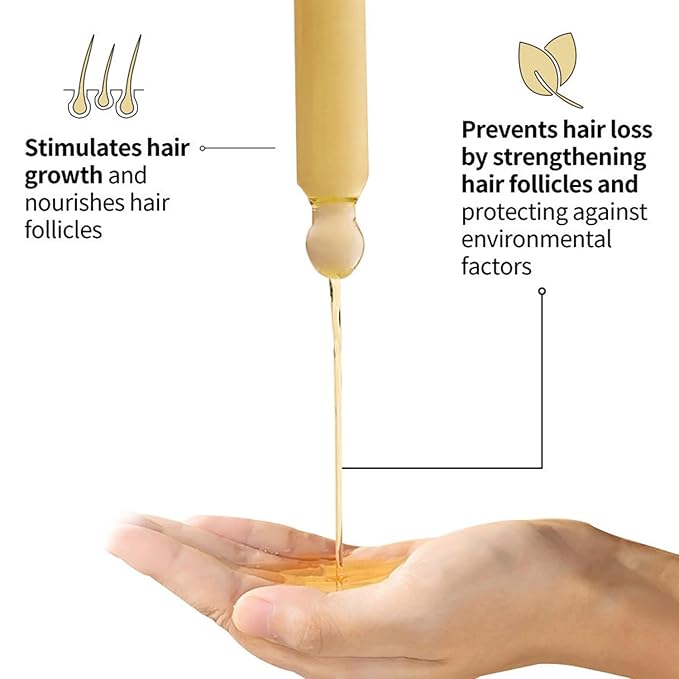 Natural Hair Growth Oil, 2 PCS Rosemary Oil for Hair Growth Organic, Hair for Dry Damaged Hair and Growth