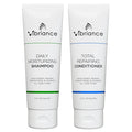 Vibriance Shampoo and Conditioner Set - Strengthening Wash Infused with Biotin for Dry, Damaged, Aging Hair - Deeply Hydrating, Moisturizing