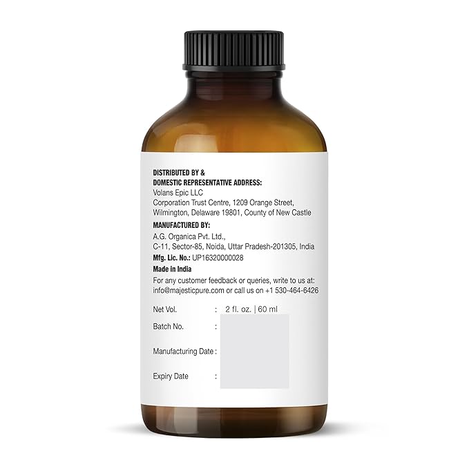 Majestic Pure Lavender Essential Oil with Glass Dropper - 2 Fl Oz - 100% Pure and Natural Lavender Oil - Premium Grade Essential Oils for Diffuser, Aromatherapy, Soap and Candle Making