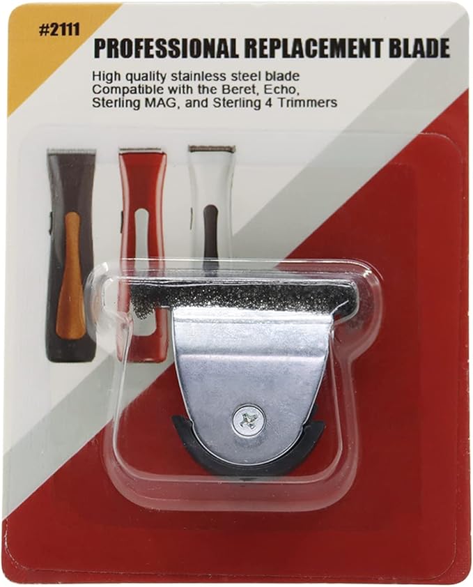2 Pack Professional Detachable Hair Clipper Replacement Blades #2111 Blade Compatible with Wahl Mag Trimmers 8841/8143 /8700- Fits Professional Barbers and Stylists
