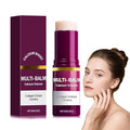 Calcium Multi Collagen Moisturizing Stick - Hydrating & Firming Balm for Eyes Lips Neck, Anti-Aging Face Balm, Skin Barrier Repair Cream, Vitamin E Enriched