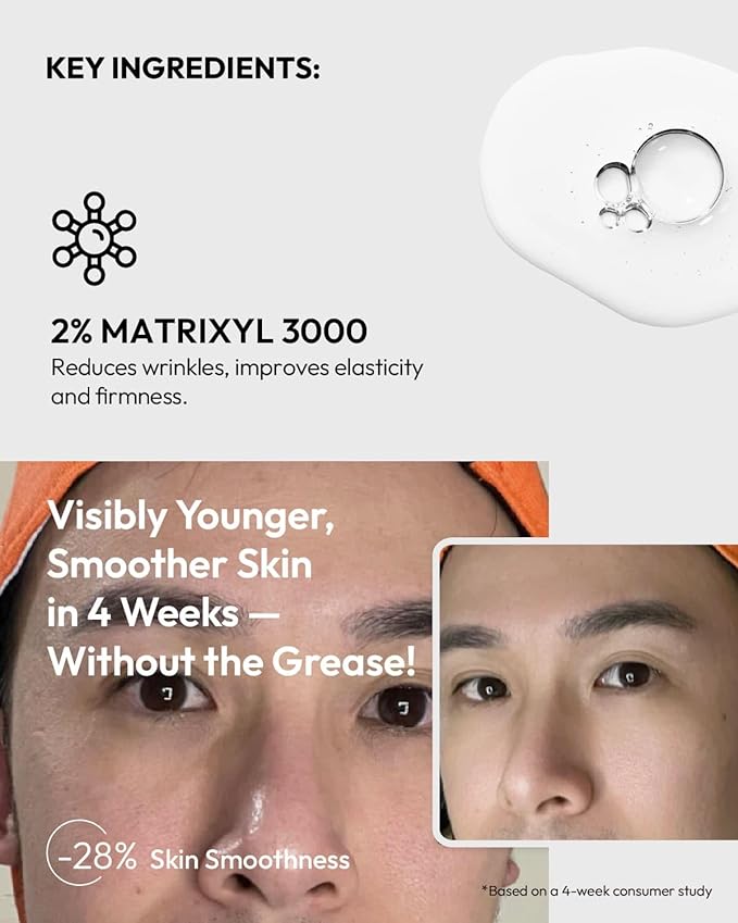 Niacinamide 10% + Matrixyl 3000 2% Serum - Strengthen & Repair Skin Barrier - For Sensitive & Oily Skin - 1 Fl Oz