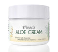 Deluvia Miracle Aloe Cream | Face & Body Moisturizer with Vitamin E & Organic Aloe Vera | Hydrating, Soothing for Dry Skin, Anti-Wrinkle, Acne Scars, Rosacea, Psoriasis, Eczema - 8 oz