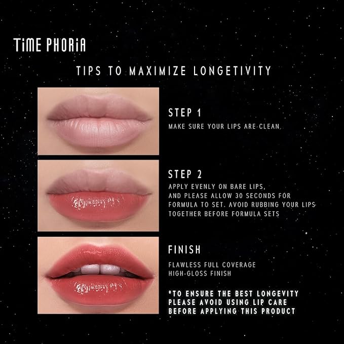 STELLAR DUST LIP STAIN-Long Lasting, Waterproof and Transferproof Lip Tint, Glossy Finish Lip Gloss, Lightweight Lipstick, High Coverage, Stocking Stuffers For Teen Girls (15 AUREON)